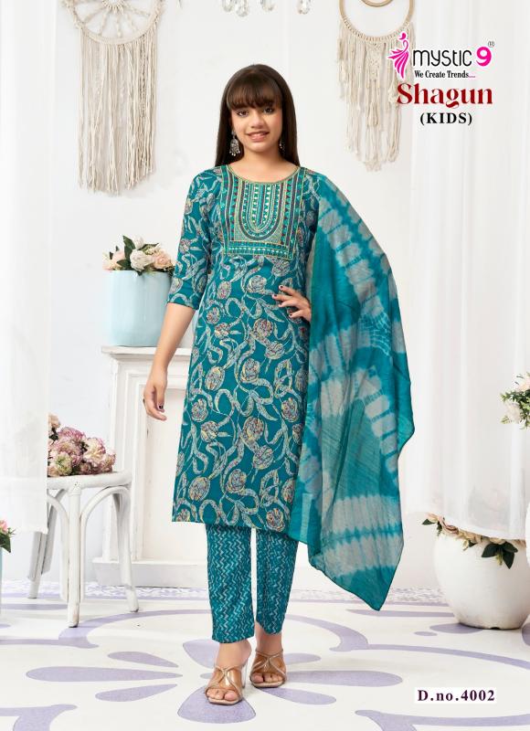 Mystic9 shagun (kids) vol 4 wholesale western kurties in ahemdabad
